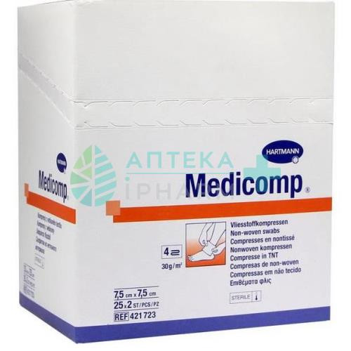 Медикомп салфетки марл. стер. 7,5х7,5см №25х2 /арт.4217236/ [medicomp]